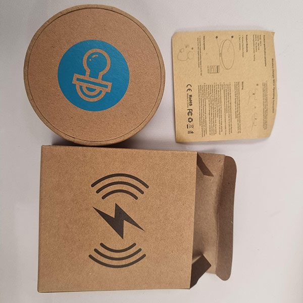 M083 Recycled Paper Wireless Charger - Spot Colour