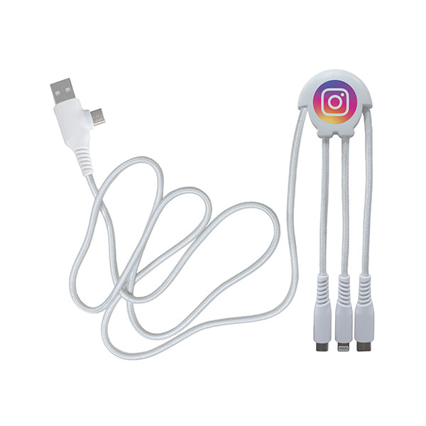 Q013 EcoBot 1 Metre Multi Cable - Spot Colour