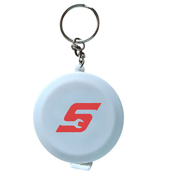P041 Slimmers/Tailors Measuring Tape Key Ring - 1 Colour