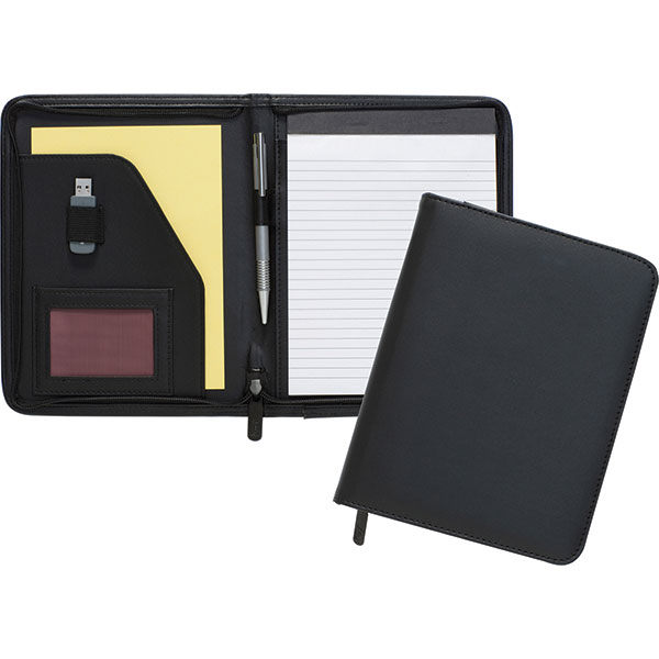 H089 Dartford A5 Zipped Conference Folder