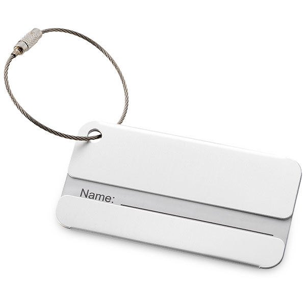 P027 Discovery Luggage Tag - Engraved