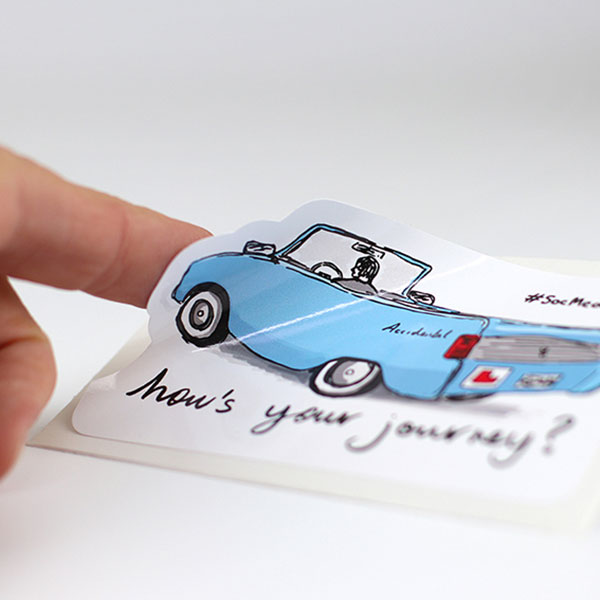 P076 Vinyl Sticker 130cm² - Full Colour