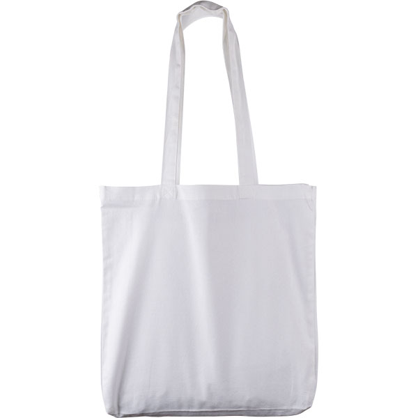P070 White 10oz Canvas Cotton Shopper - 1 Colour