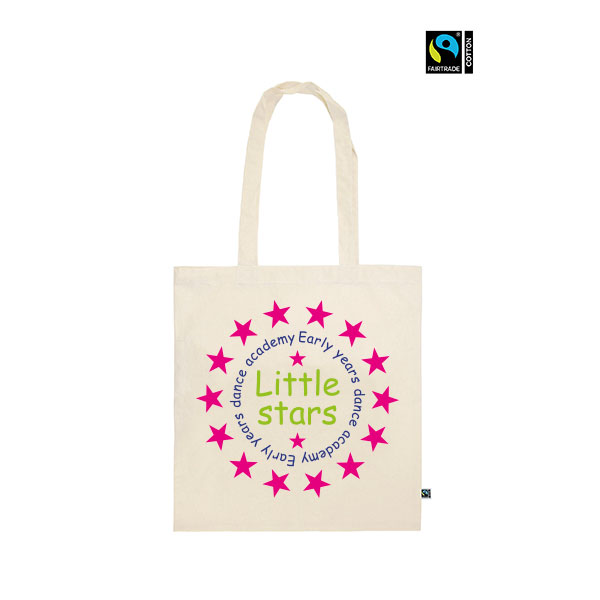 P071 Green & Innocent 5oz Fairtrade Cotton Shopper - Full Colour