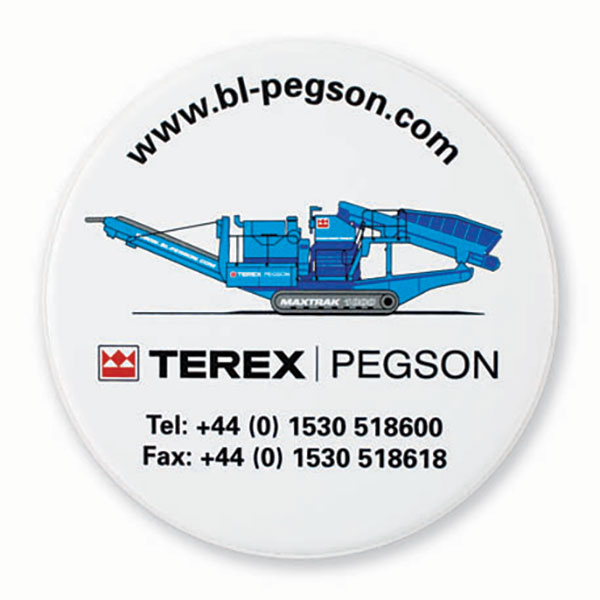 P093 Vinyl Coaster - Full Colour