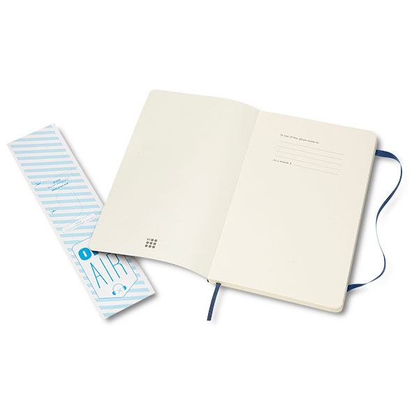 P144  Moleskine Classic Large Soft Cover Notebook - Full Colour