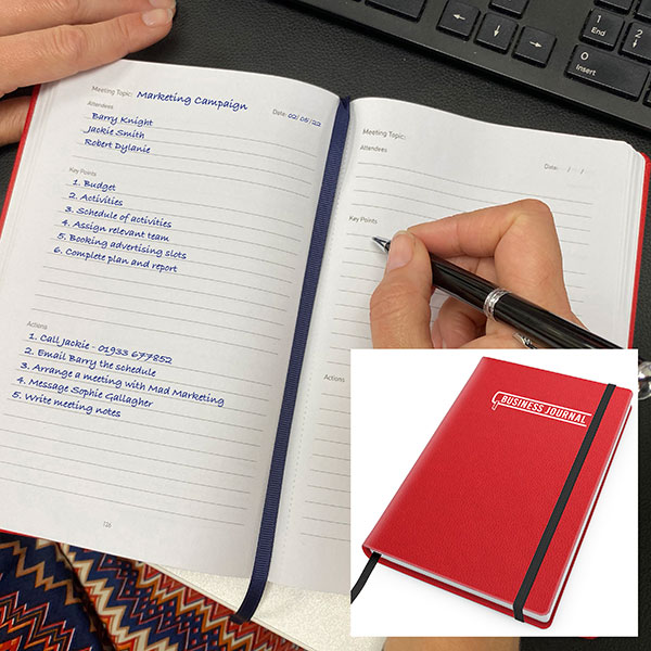 P144 Como Recycled A5 Business  Planner - Full Colour