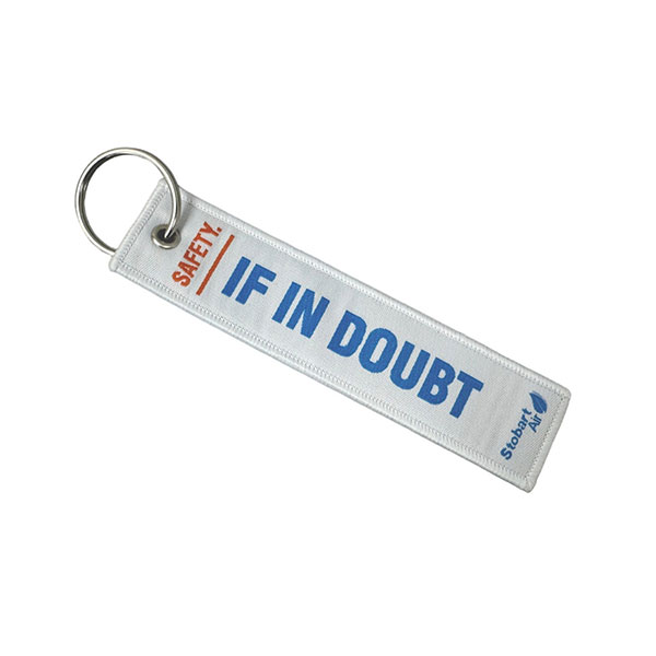 P035 Woven Key Ring