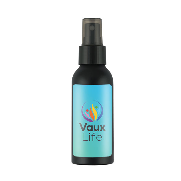 K116 Black Aluminium 100ml Hand Sanitiser Spray