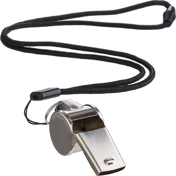 P048 Metal Whistle - Full Colour