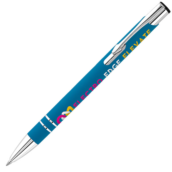 P129 Electra Soft Feel Recycled Ballpen - Engraved