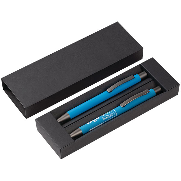 P115 Ergo Soft Feel Ballpen and Mechanical Pencil Set - Engraved