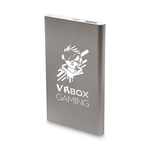 P019 Flat Powerbank 4000mAh - Engraved