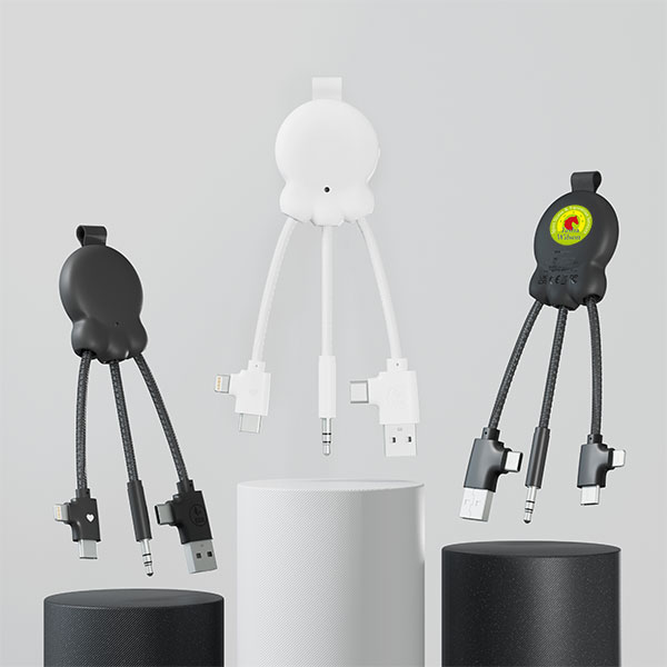 P014 Xoopar Octopus Wireless Audio Transmitter and Charging Cable