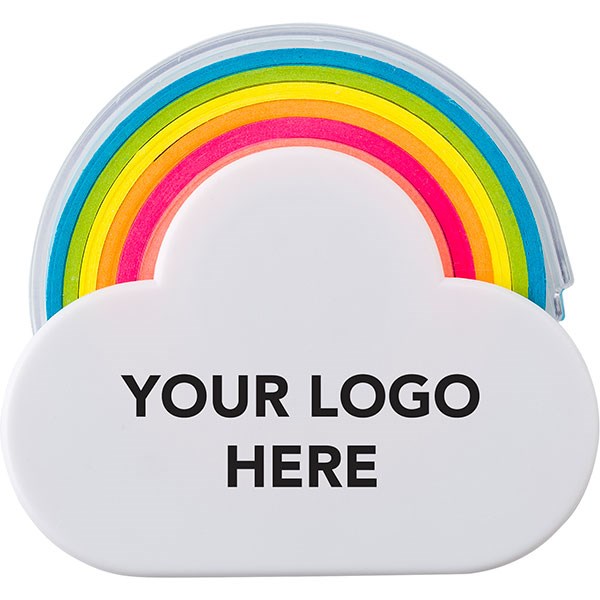 L061 Rainbow Memo Tape Dispenser-Full Colour 