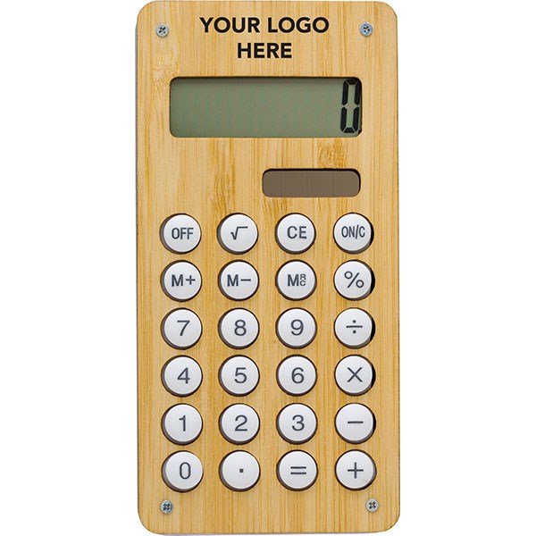L083 Bamboo Calculator - Full Colour