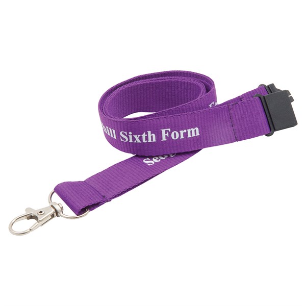 20mm Flat Polyester Lanyard