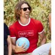 N158 Fruit of the Loom Men's Valueweight Ringer T-Shirt