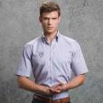 H172 Kustom Kit Short Sleeve Corporate Oxford Shirt