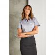 H172 Kustom Kit Ladies Short Sleeve Corporate Oxford Shirt