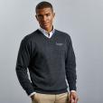 H170 Russell Collection V-Neck Knitted Pullover