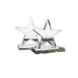 M033 11cm Optical Crystal 5 Pointed Star Award