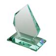 M033 18.5cm Jade Glass Facetted Ice Peak Award