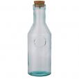 L027 Recycled Glass Carafe with Cork 1000ml