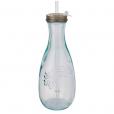 L027 Recycled Glass Bottle With Straw 600ml