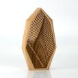 Q096 Solid Beech Faceted Award