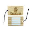 M090 Bamboo Luggage Tag