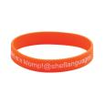 N077 Silicone Screen Printed Wristband