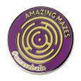 Q075 20mm Hard Enamelled Badge