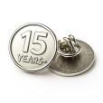 Q075 20mm Metal Relief Nickel Plated Badge