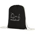 Q046 Seabrook 5oz Recycled Cotton Drawstring Bag - Spot Colour