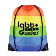 L131 Rainbow Drawstring Bag