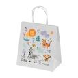 Q051 Ashdown Mini White Kraft Paper Gift Bag - Full Colour