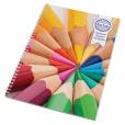 M068 A4 Wiro Smart Card Cover Notepad - Full Colour