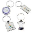 Q031 Domed Metal Key Ring