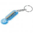 J079 Recycled Trolley Stick Oblong Key Ring