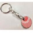 H078 Printed Trolley Coin Key Ring - 1 Colour