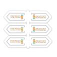 N138 Recycled Small Paperclip Set