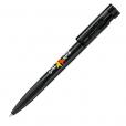 H043 senator Liberty Clear Plastic Ballpen with Soft Grip