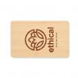 K095 RFID Anti-Skimming Card in Bamboo Case