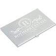 J086 Aluminium Business Card Holder - Engraved