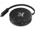 K099 SCX Wireless Charger & USB Hub with Light Up Logo