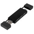 N014  Mulan Dual 3 Port USB Hub - Spot Colour