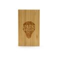 M085 Bamboo Power Bank - Engraved