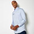 P168 Kustom Kit Premium Long Sleeve Classic Fit Oxford Shirt
