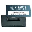 P078 Metal Faced Window Badge